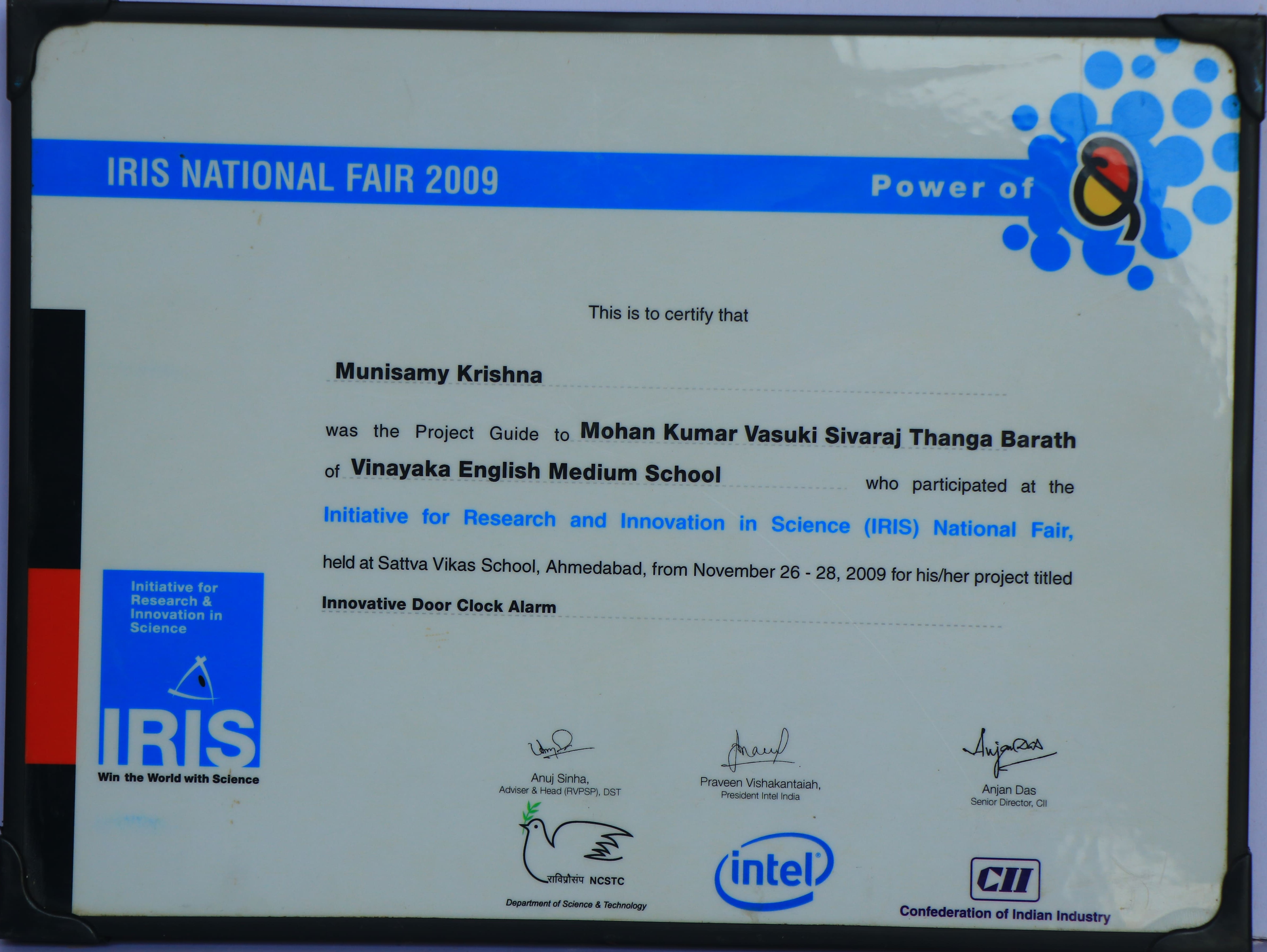 Certificate 26